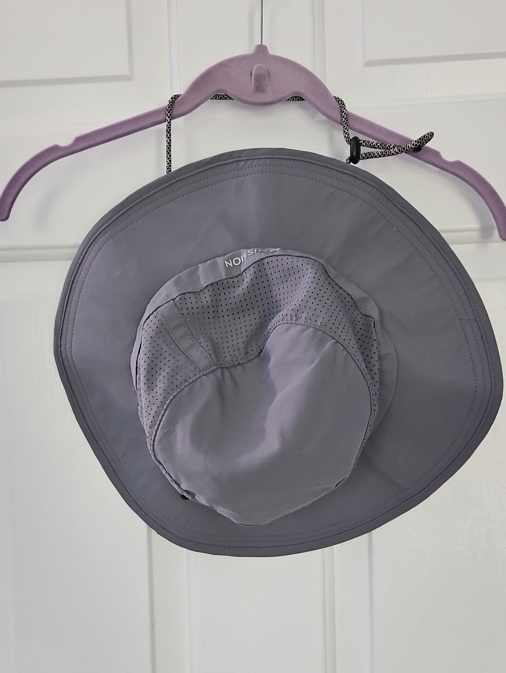 Perforated Gray Sun Bucket Hat - Unknown Brand